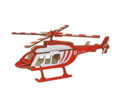Kraftika Woodcraft dřevěné 3d puzzle přepravní vrtulní