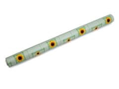 Kraftika 20m šedá nejsvětlější slunečnice ubrusovina pvc s textilním