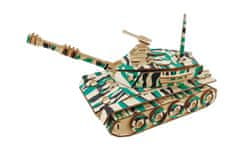 Kraftika Woodcraft dřevěné 3d puzzle velký tank