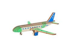 Kraftika Woodcraft dřevěné 3d puzzle dopravní letadlo