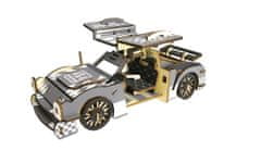 Kraftika Woodcraft dřevěné 3d puzzle sportovní auto