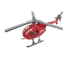 Kraftika Woodcraft dřevěné 3d puzzle vrtulník