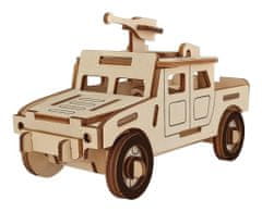 Kraftika Woodcraft dřevěné 3d puzzle vojenské bojové vozidlo