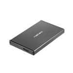 Natec Externí box pro HDD 2,5" USB 3.0 Rhino Go, černý, hliníkové tělo