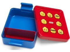 LEGO Lego, Svačinový set pro děti (láhev a box) Classic | červené/modrý