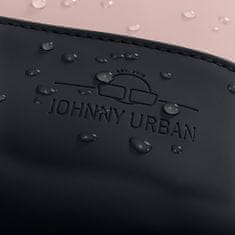 JOHNNY URBAN Minimalistický nepromokavý dámský batoh Ruby Johnny Urban Růžová/šedá