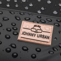 JOHNNY URBAN Městský batoh s klopou Mika Johnny Urban - vzor Černá s růžovou