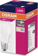 LEDVANCE Osram LED žárovka E27 11,5W 2700K 1055lm VALUE A75-klasik matná