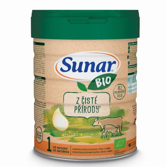 Sunar BIO 1 počáteční kojenecké mléko 700 g