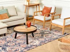 Beliani Bavlněný koberec 200 x 300 cm modrý/červený KURIN