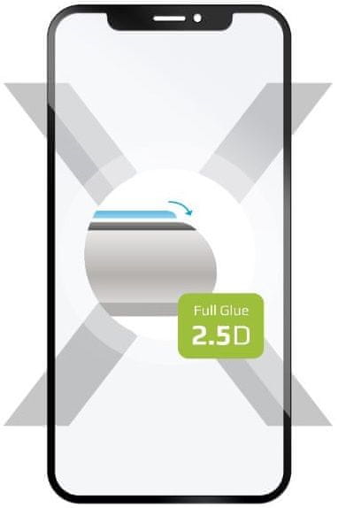 FIXED Ochranné tvrzené sklo Full-Cover Xiaomi Poco C51, lepení přes celý displej, černé FIXGFA-1143-BK