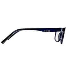 GLASSA Brýle na Počítač PCG02 černo/modré plastové obroučky s kovovými stranicemi +2,0