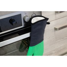 LURCH Rukavice do trouby, silikon/bavlna/polyester, 34 x 19 cm, zelená/Lurch