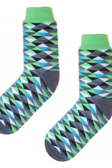 Amiatex Obrázkové ponožky 80 Funny triangl + Ponožky Gatta Calzino Strech