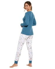 Cornette Dámské pyžamo 723/300 Lucy, světle modrá, XL