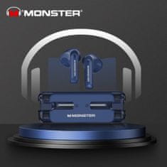 Monster Bezdrátová sluchátka XKT08 TWS modrá