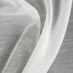 DESIGN 91 Hotová záclona s kroužky - Gracja, bílá hladká 140 x 250 cm