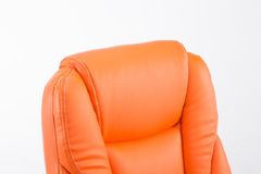 Sortland Kancelářské křeslo Pacific - umělá kůže | oranžové