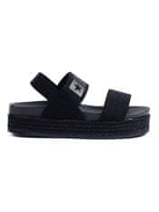 Amiatex Originální dámské sandály černé, černé, 38
