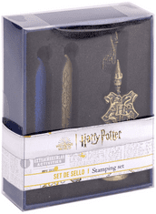 CurePink Dárkový set - pečetidlo Harry Potter: Nebelvír (10 x 13 x 4 cm)