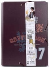 CurePink A4 složka na sešity Harry Potter: Gryffindor 07 (24 x 34 x 4 cm)