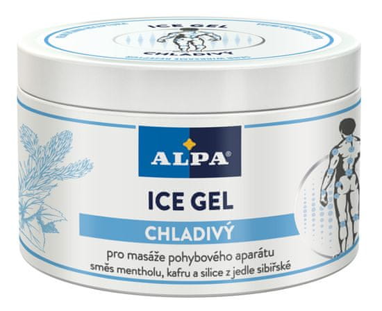 ALPA Masážní emulze Ice gel 250 ml