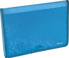 PANTA PLAST Harmonikové desky "Tai Chi", s gumičkou, modrá, PP, A4, 0410-0077-03