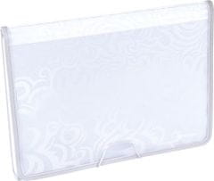 PANTA PLAST Harmonikové desky "Tai Chi", s gumičkou, bílá, PP, A4, 0410-0077-09