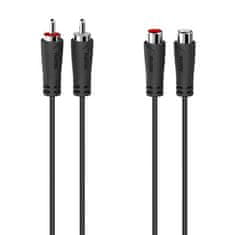 Hama AV kabel 2x cinch / 2x cinch, 3m - černý