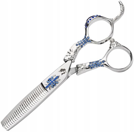 Enzo Wolf Degloving Pravé Nůžky 5,5 Sapphire Ofsetové Nůžky Na Vlasy Pro Salony Professional Line