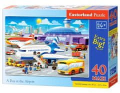 Castorland CASTORLAND Puzzle MAXI 40 dílků - Den na letišti