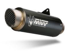 MIVV GP Pro Tlumič výfuku ocel černý/nerezová ocel Koncovka Kawasaki Ninja 400 K.047.LXBP