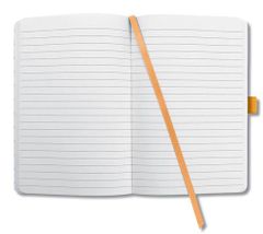 Sigel Exkluzivní zápisník "Jolie", Bloom Orange, 135 x 203 mm, linkovaný, 87 listů, tvrdé desky, JN341