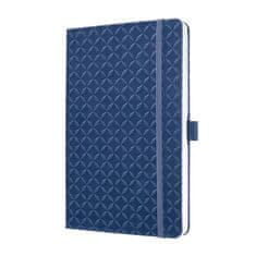 Sigel Exkluzivní zápisník “Jolie”, modrá, A5, linkovaný, 87 listů, tvrdé desky, JN101