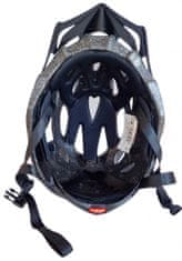 ACRAsport CSH29B-L bílá cyklistická helma velikost L (58/61 cm)