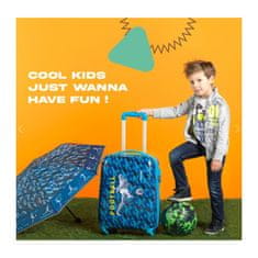 Perletti Luxusní dětský ABS cestovní kufr FOTBAL KIDS, 51x35x20cm, 14324