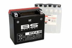 BS-BATTERY Bezúdržbová baterie s kyselinou - BTX14 300604