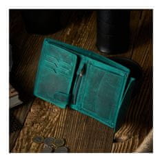 PAOLO PERUZZI Dámská kožená peněženka T-12-Gr Green