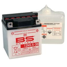 BS-BATTERY Konvenční baterie s kyselinovým obalem - 12N5.5A-3B 310532