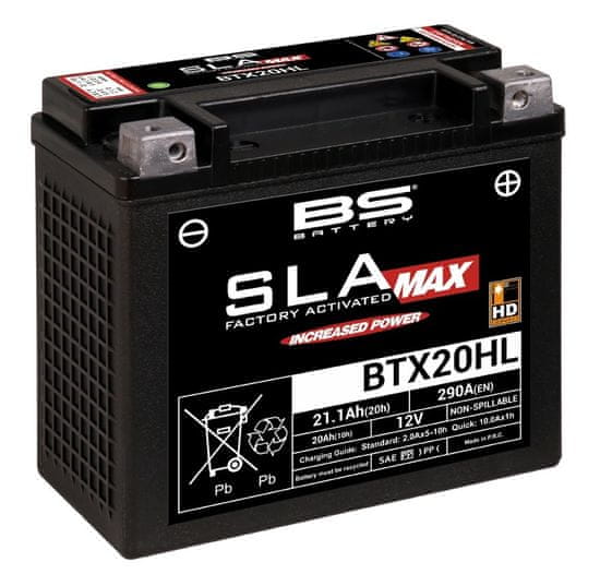 BS-BATTERY BATERIE BS BTX20HL SLA-MAX 300883
