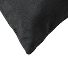 Vidaxl Dekorační polštáře 4 ks černé 50 x 50 cm textil