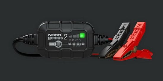 Noco Genius2 Smart Battery Charger Clamps s integrovanými očky 6/12V 2A GENIUS2EU