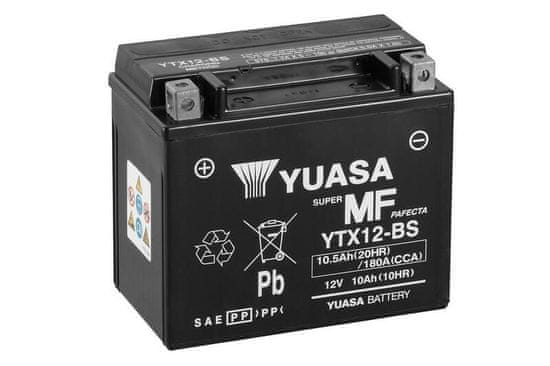 Yuasa Bezúdržbová baterie YUASA s kyselinou - YTX12-BS YTX12-BS