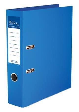 Victoria Pákový pořadač "Premium", modrý, 75 mm, A4, s ochranným spodním kováním, PP/PP
