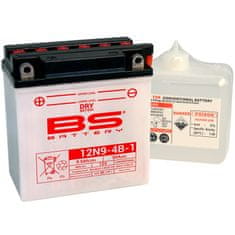 BS-BATTERY Konvenční baterie s kyselinovým obalem - 12N9-4B-1 310537