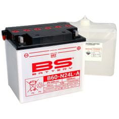 BS-BATTERY Vysoce výkonná baterie s kyselinou - B60-N24L-A 310658