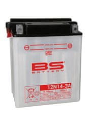 BS-BATTERY Konvenční baterie s kyselinovým obalem - 12N14-3A 310528