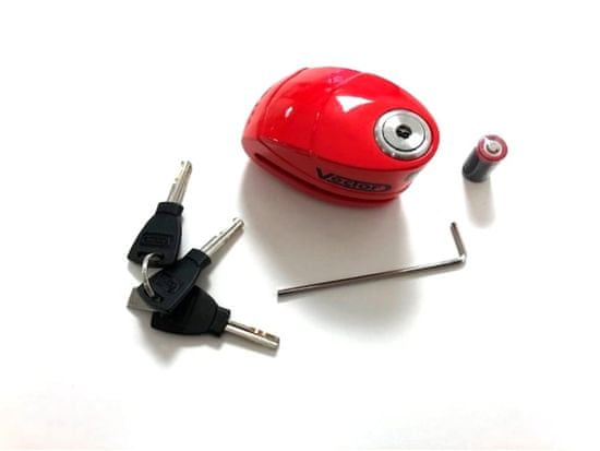 Vector Alarm Disc Lock SRA - červený 30 ks. 2H31979585