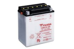 Yuasa Konvenční baterie YUASA bez kyselinové sady - 12N14-3A 12N14-3A