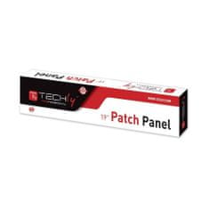 Techly Patch Panel 24 Stp C6 Černý